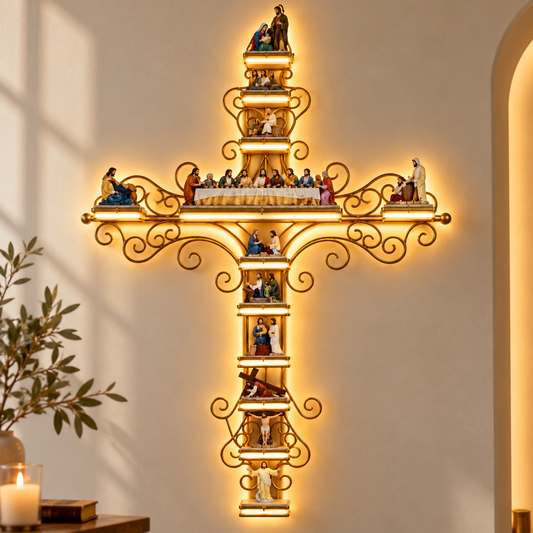 Jesus Cross Wall Display