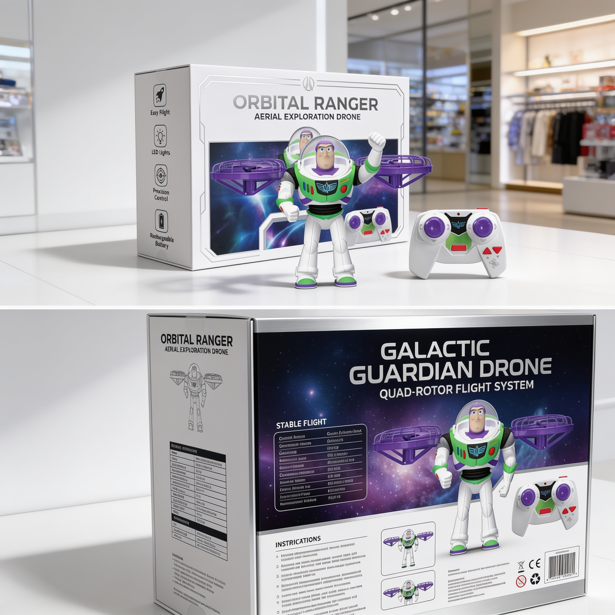 Buzz Lightyear Flying RC Action Figure