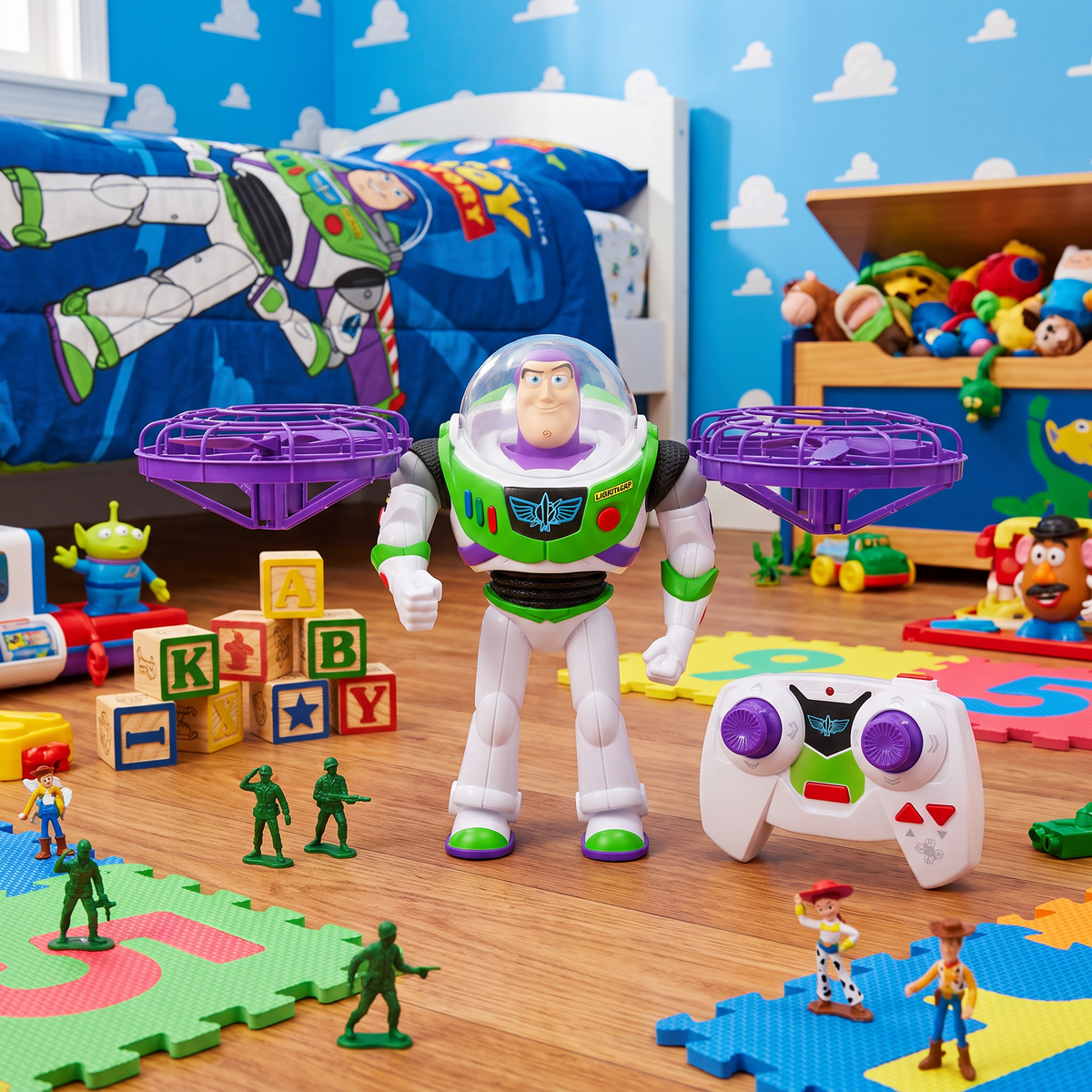Buzz Lightyear Flying RC Action Figure